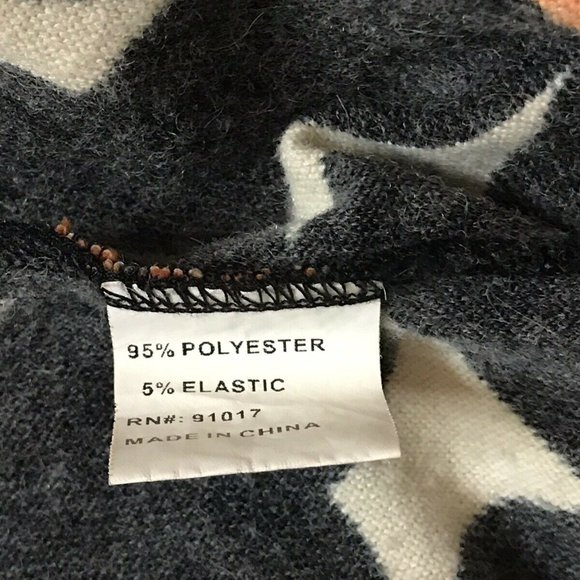 SOLITAIRE Floral Fleece Boho Hippy Tunic Dress - Picture 8 of 8